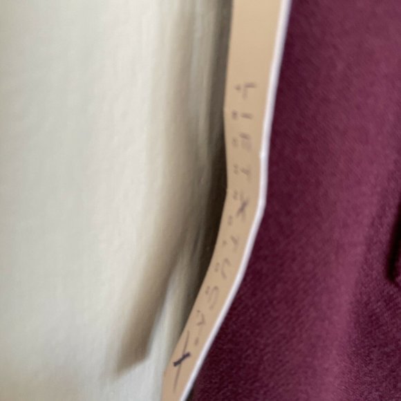 NYDJ Women's Size 12 Marilyn Straight Denim Jeans, Marron Burgundy Red, NWT - Picture 7 of 7